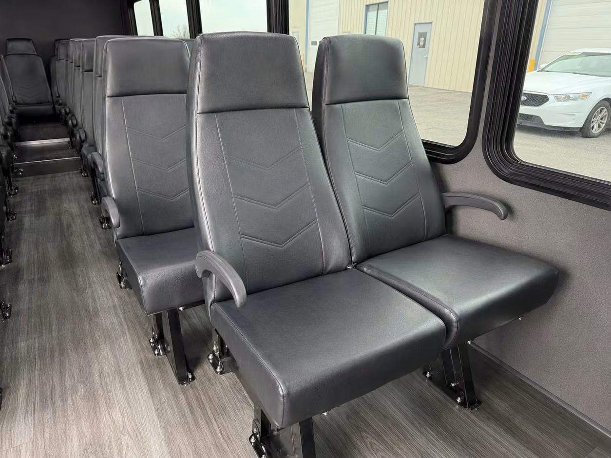 15 35 passenger minibus inside