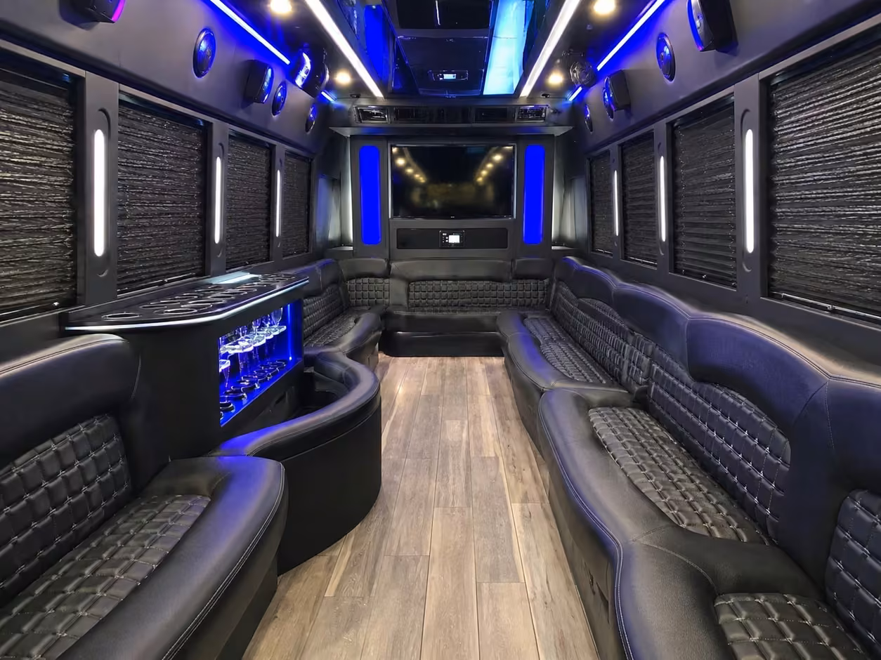denver party bus interior