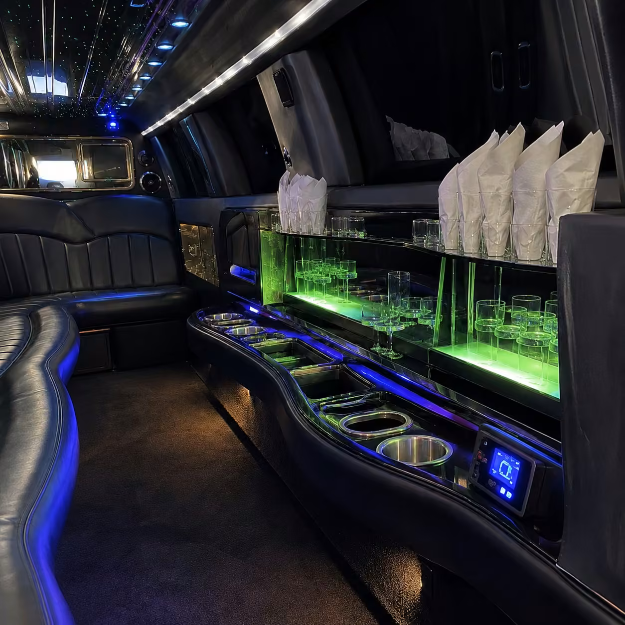 lincoln mkt limo inside